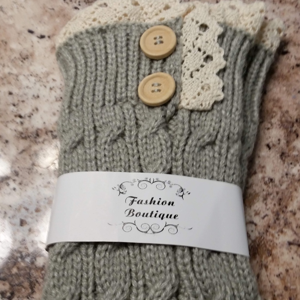 2 Pair Cute Boot Toppers